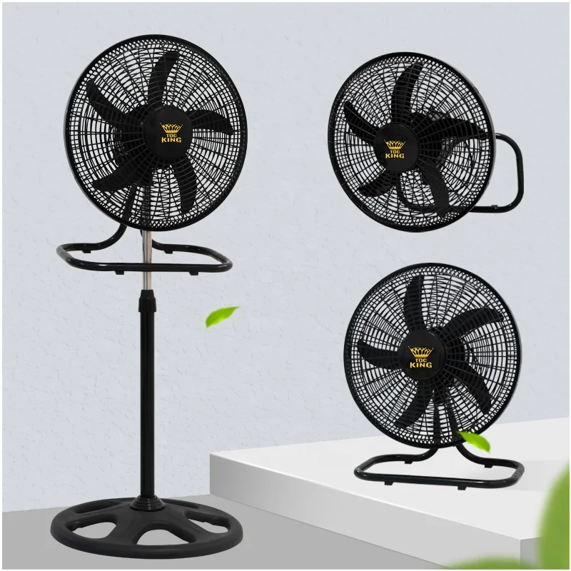 Оптовая продажа с завода бытовой электрический вентилятор подставкой металлический для пола 18 дюймов