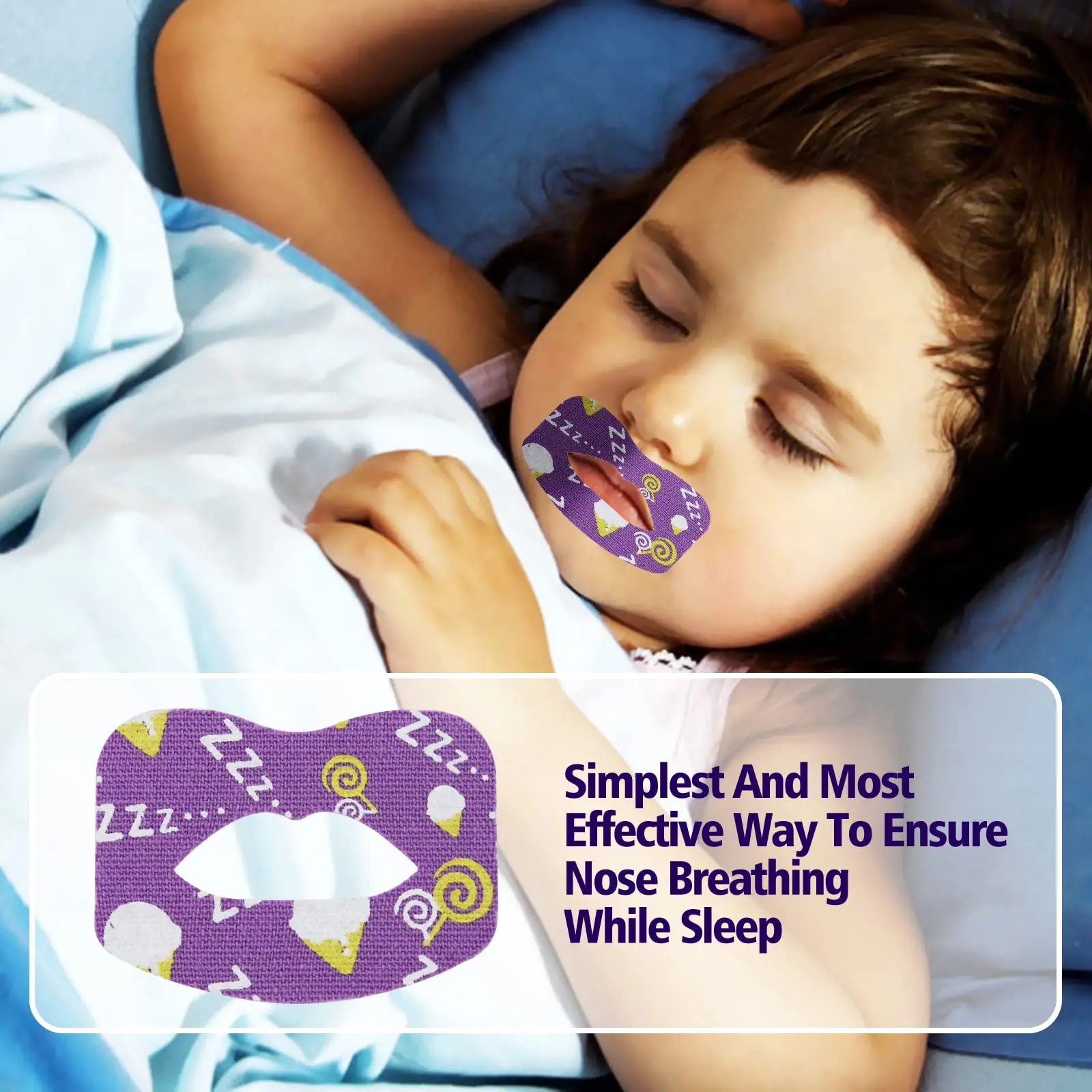 Medical Patch Sleep Strips Mouth Breathing Tape Mouth Closing Tape