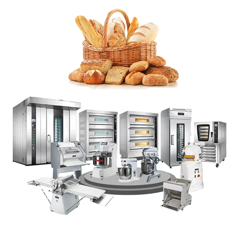Complete Automatic Bread Making Machine pizza bread bakery equipment full set baking equipment