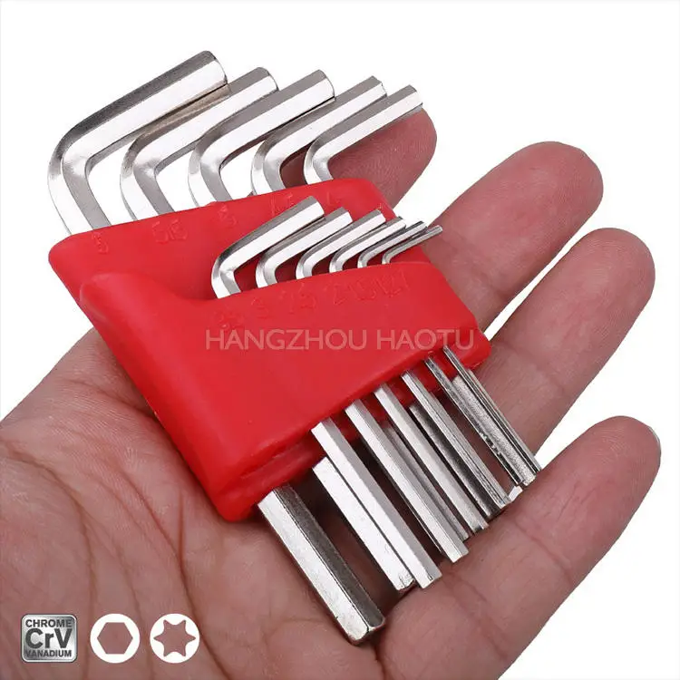 11 PCS 8 PCS SAE Imperial Standard High Quality L Type Hex Key Set