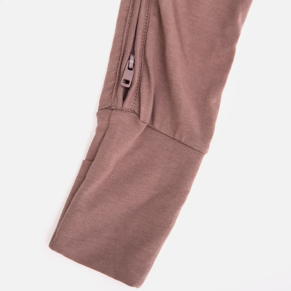 
Exfatter Wholesale Organic Cotton Long Sleeve Baby Coverall 