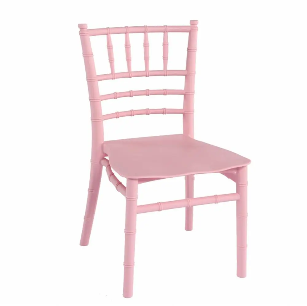 Best price stackable children kid plastic dining chiavari chair