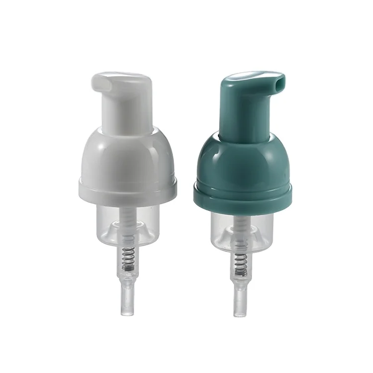 Plastic foam pump with PET shampoo bottle custom hand wash cleaner foam pump head
