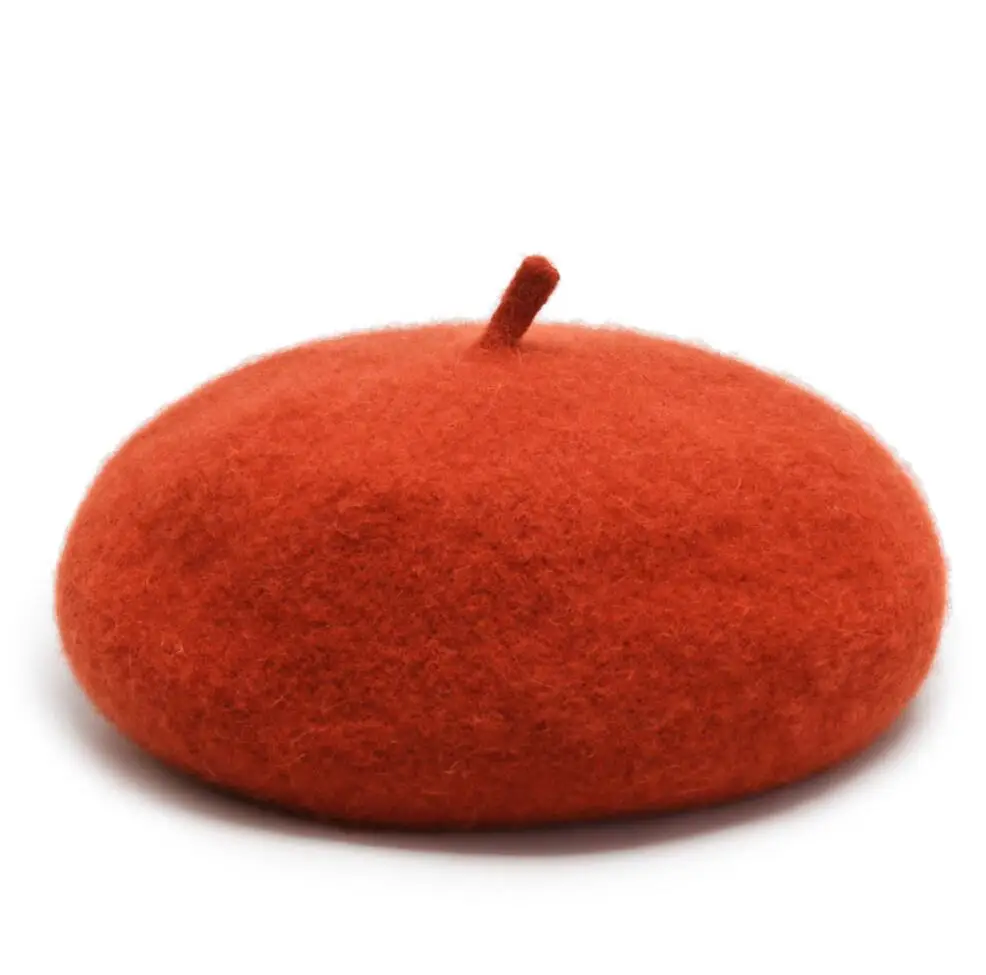 
Wholesale New Winter women hat Vintage Berets wool Caps pillbox hat Beret boinas mujer Wool Beanie Hat 