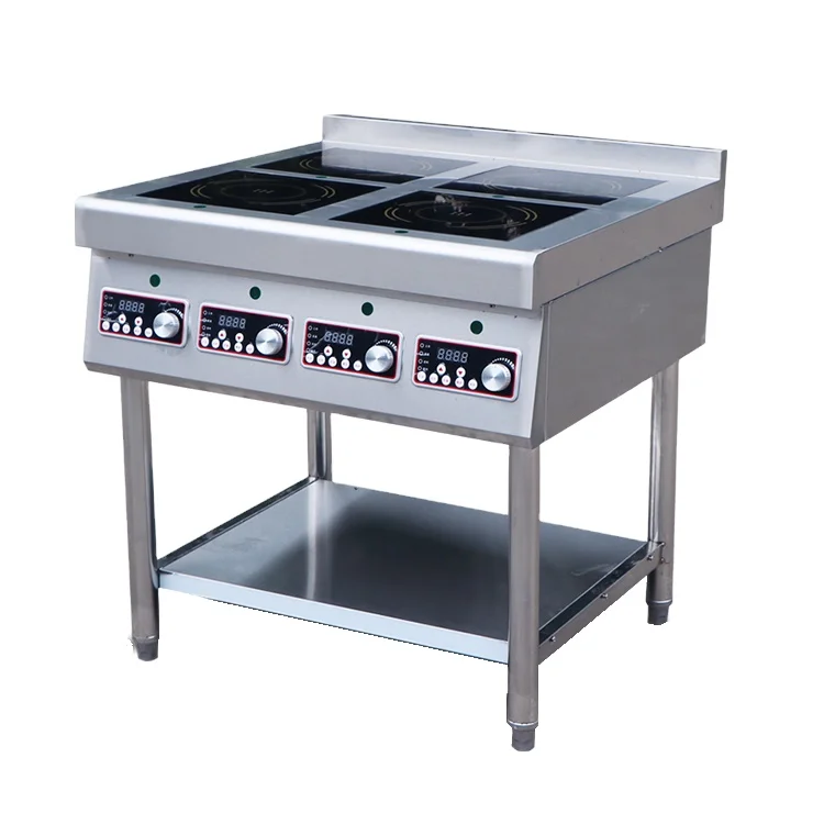 Коммерческая Вертикальная печь Chefmax 3500 Вт кухонная электрическая плита 4 горелки индукционная