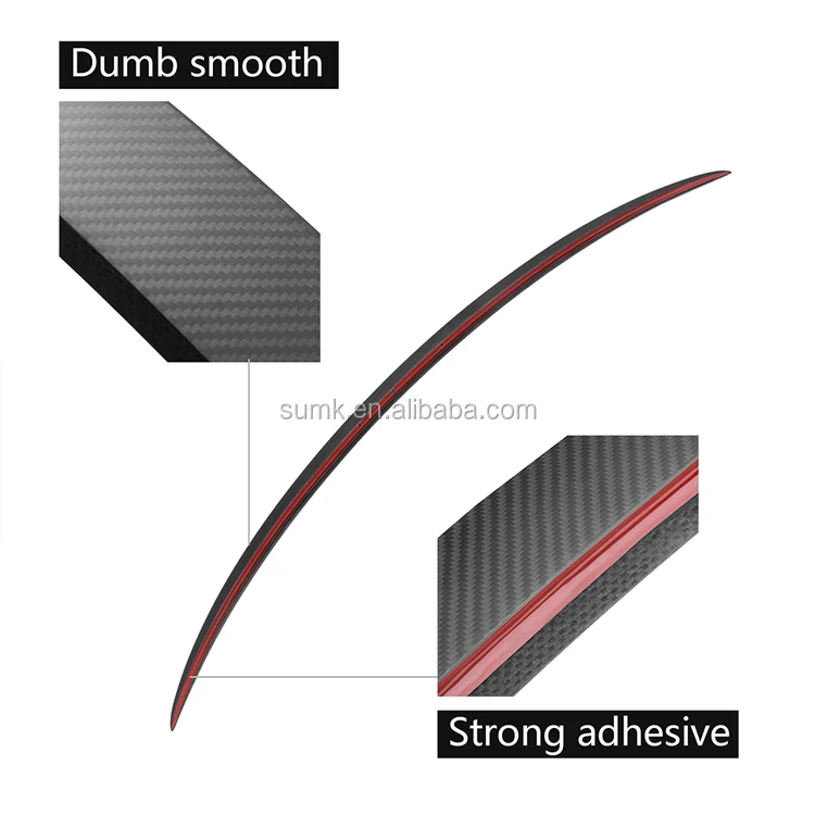 
Performance Real Carbon Fiber Spoiler modification parts for tesla model 3 