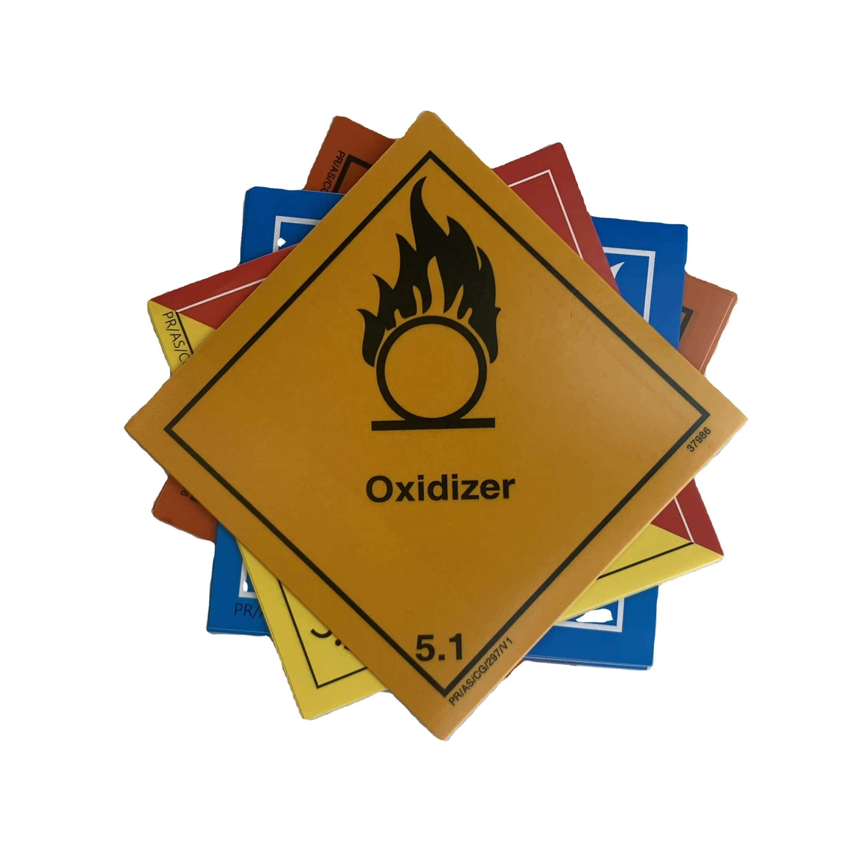 Wholesale Custom Glossy/Matte Warning Labels For Hazard Dangerous Goods