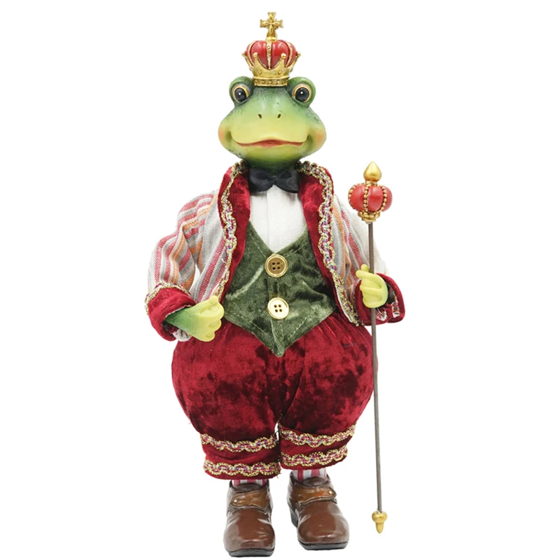 Полирезиновая статуя лягушки Delux король и королева для украшения дома полимерная лягушка пара с короной Скульптура свадебные подарки