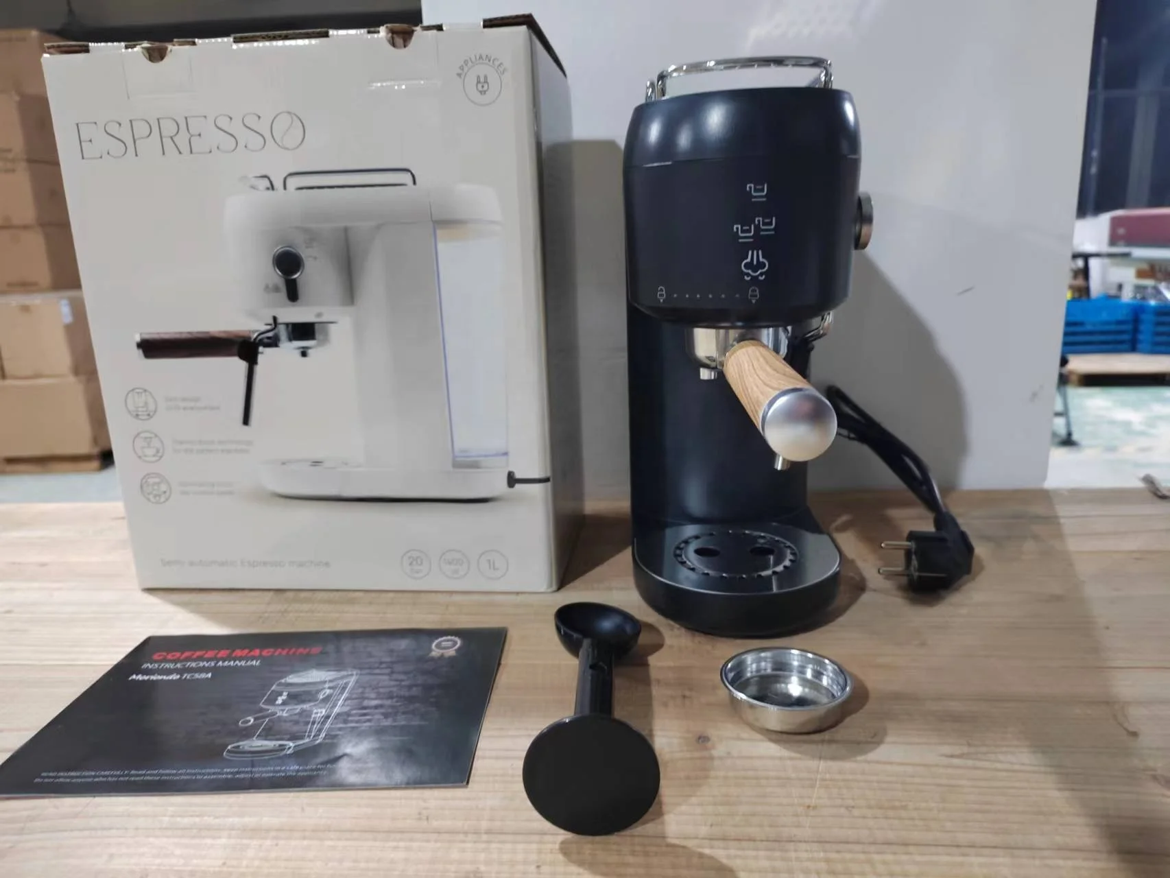 Chef Prosentials 20BAR High-Quality  Portable Electric  Espresso Coffee Maker Machine  Cafe making For Home use