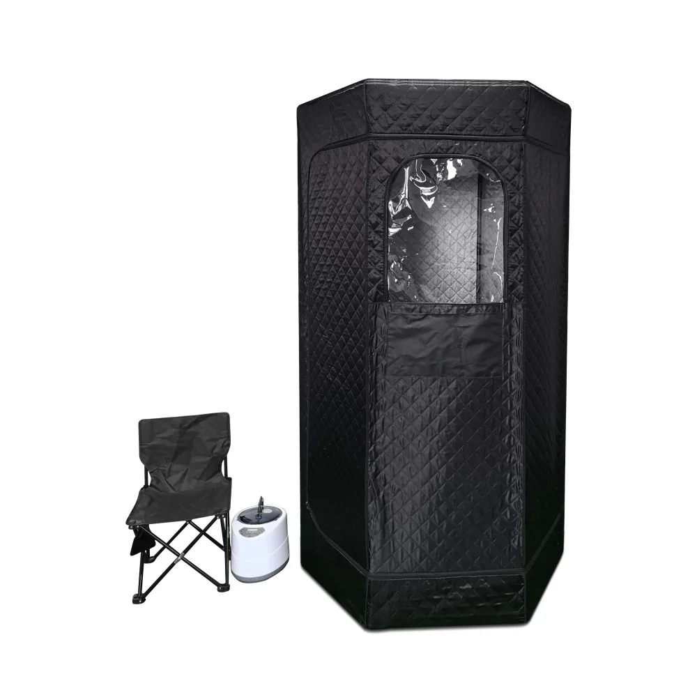 High Quality Mini Sauna de Vapor with Chair Steam Tent Room Indoor Corner Sauna Portable