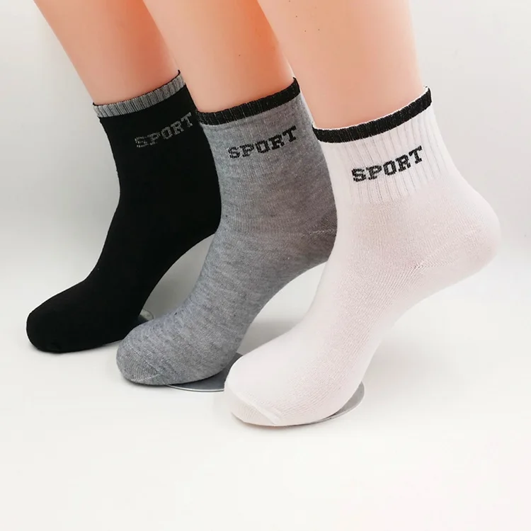 Весенние носки Calcetines оптовая продажа недорогие черные и белые спортивные мужские Sox под заказ