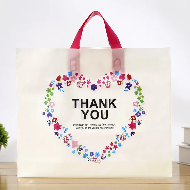 CTCX New Plastic Hand Clothing Bag Wholesale Private Label Shopping Plastic Bag Custom Victoria Secrets Plastic Bags With Logo