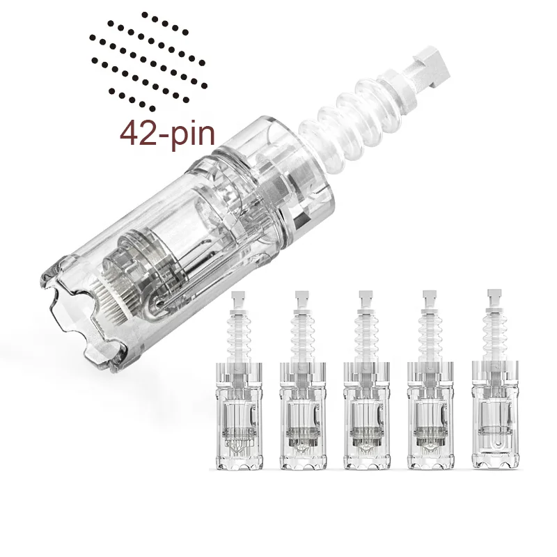 OEM 42 pin Micro Needling Cartridges Skin Care tool electric automatic derma pen drpen a10 disposable Accessories replacement