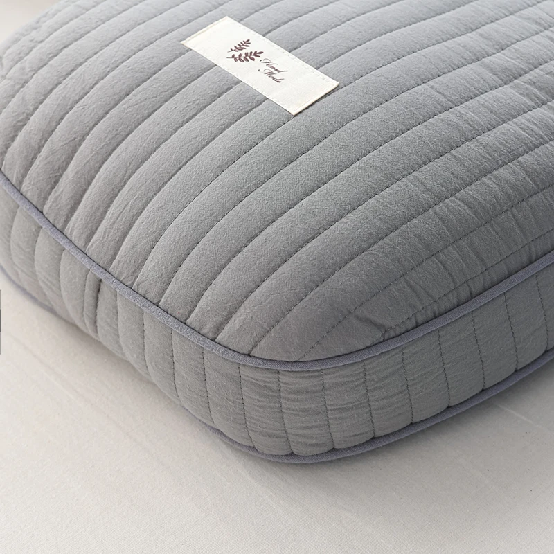 Direct Sale Buckwheat Pillow Core Sanded Sand Washed Cotton Skin-friendly Neck Pillows Cushions for Bed