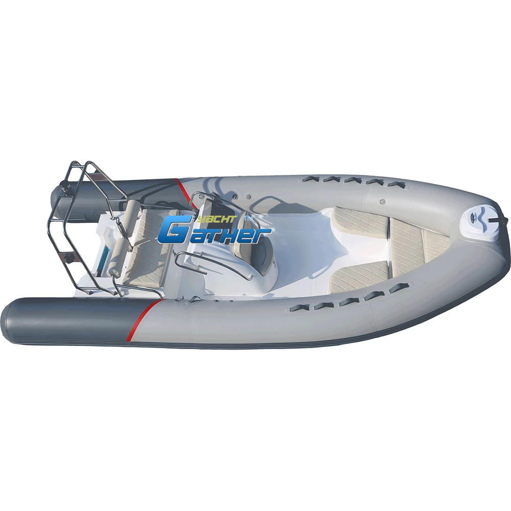 17FT RIB Boat 5.2m inflatable Fiberglass boat Rib520E with cheap price for water sports