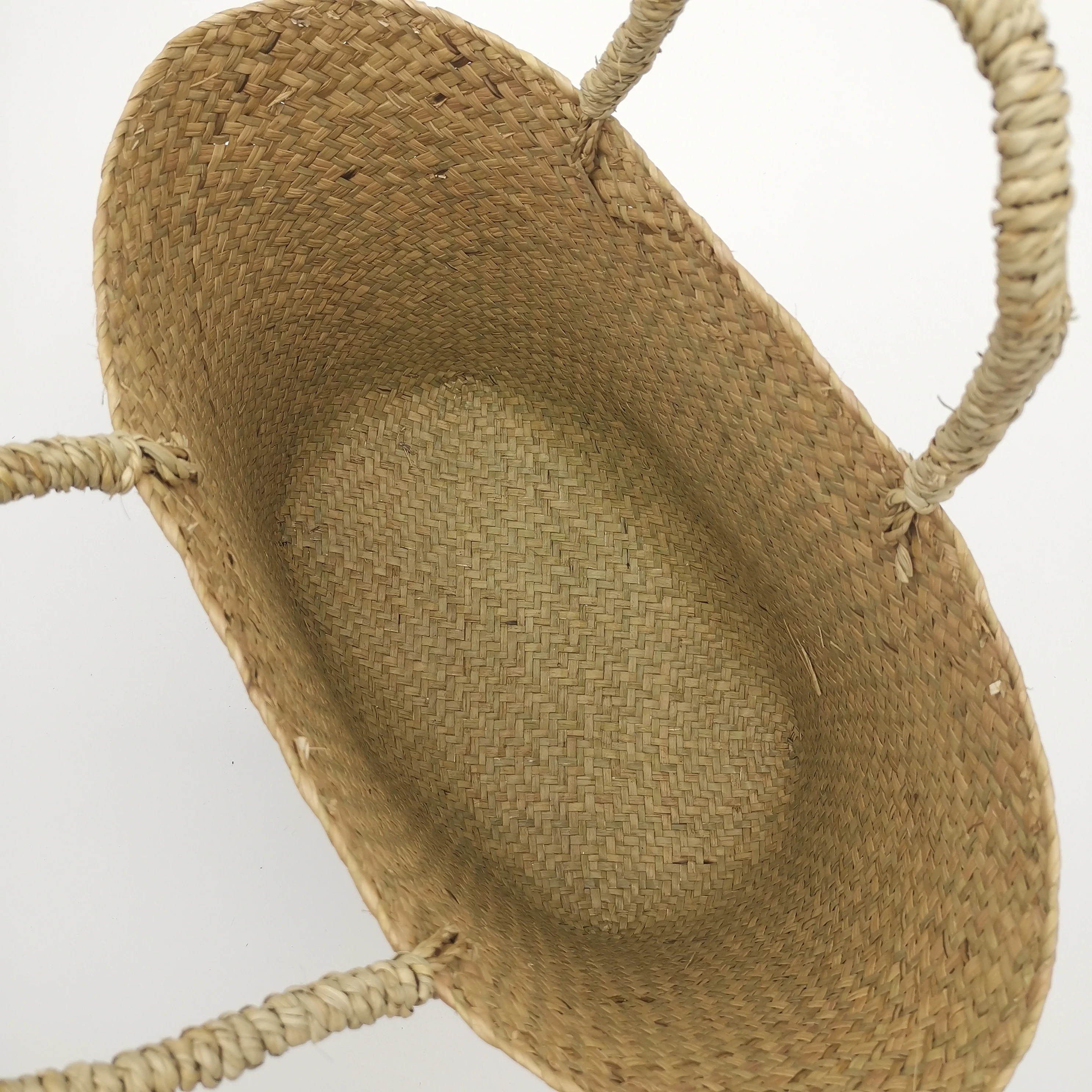 China Fashion Seagrass Straw Shopping Bag Factory