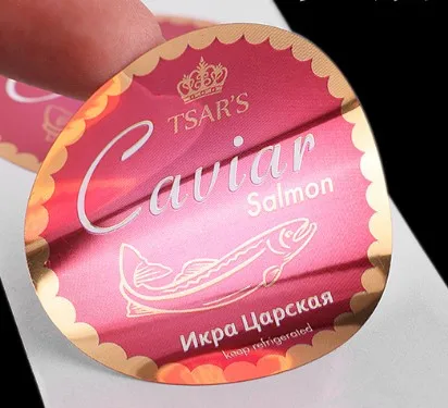 SZJOHNSON  film golden silver for uv label sticker printing self adhesive bopp film