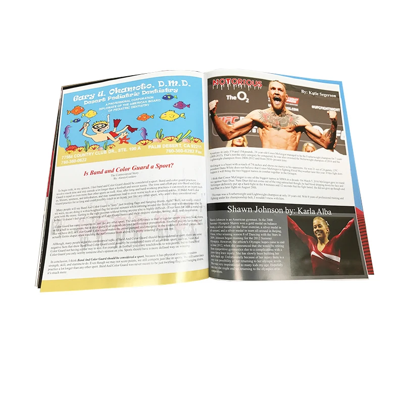 Wholesale Cheap price fashion print magazine with high quality