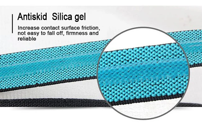 Factory customize uniSex stretchy sweatbands yoga sports silicone sweatbands Headbands