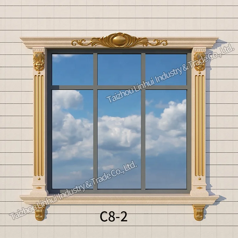Factory Sale Top Quality concrete mould decorative exterior window door sill frame moulding cement plastic molding building mold