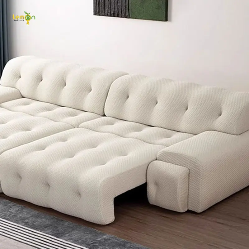 Fort Roch electric sofa bed fabric sofa modern simple functional sofa small apartment
