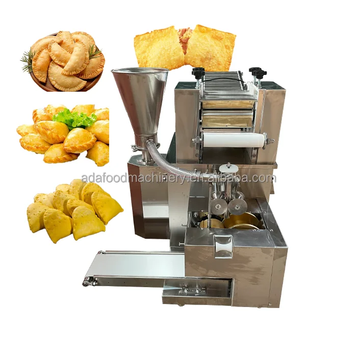 USA/Canada 110v 220v 240v 12/15cm Automatic Big size Empanada Machine/Large Dumpling Samosa Making Machine