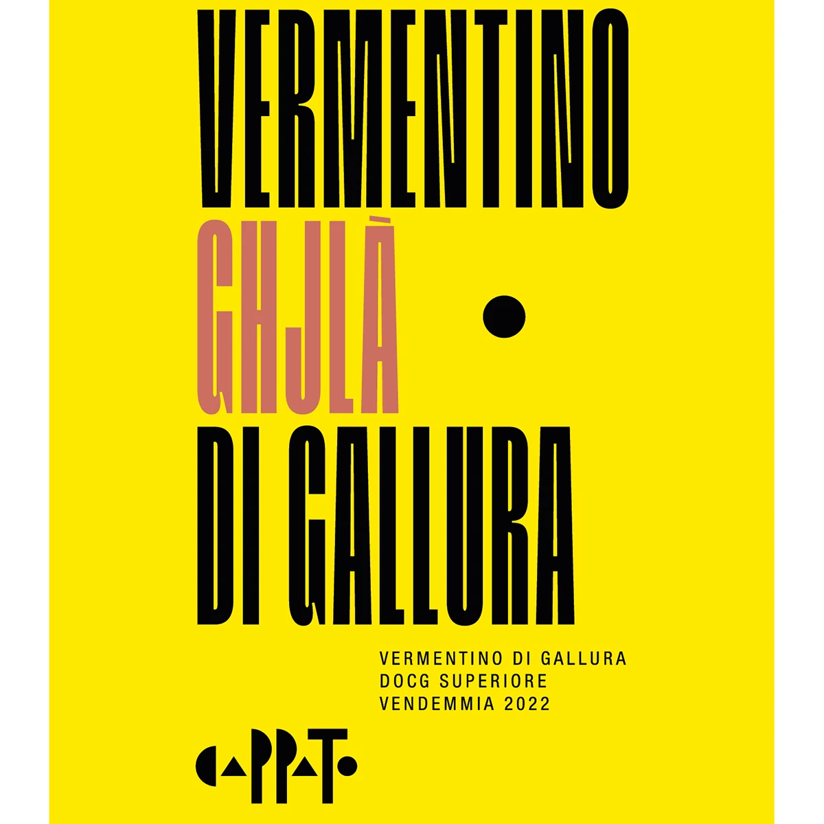 Vermentino di Gallura White Wine from Sardegna Made In Italy Top Quality Bottle 0.75 L Vigne Cappato
