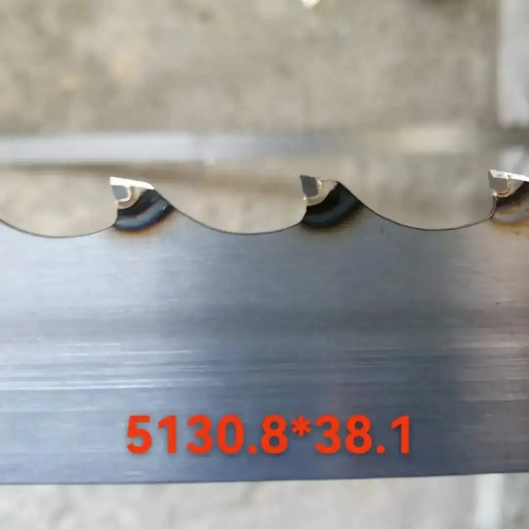 Premium Quality Industrial Grade TCT Bandsaw Blade Carpentry Woodworking Laser Welded Steel White Finish OEM Hard Wood Cutting