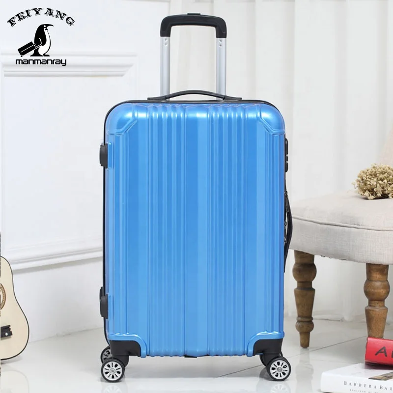 Fashionable universal wheels rolling suitcase trolley luggage case for travelling