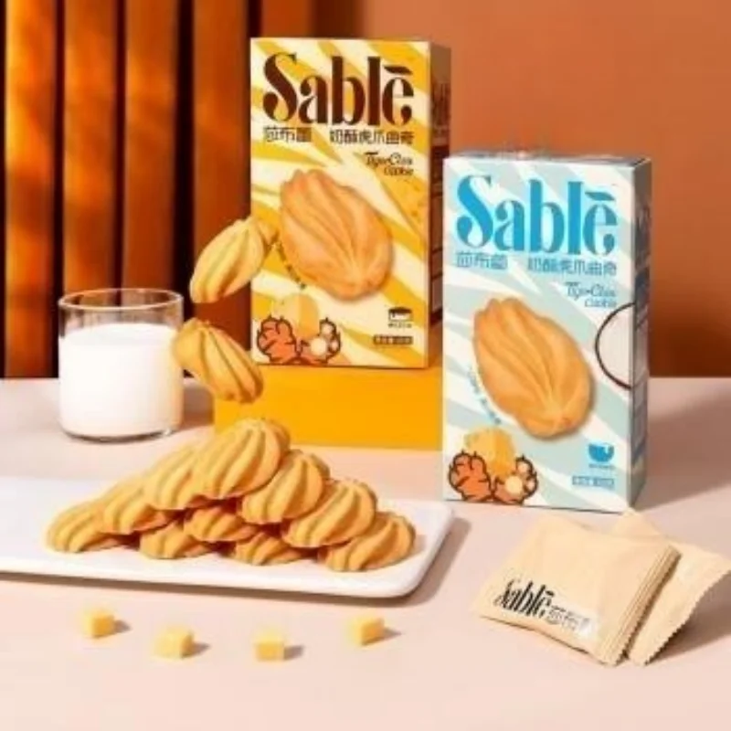 Top Chinese Finest Biscuits With Fresh And Coconut Cookies 60g Box Packaging Snack