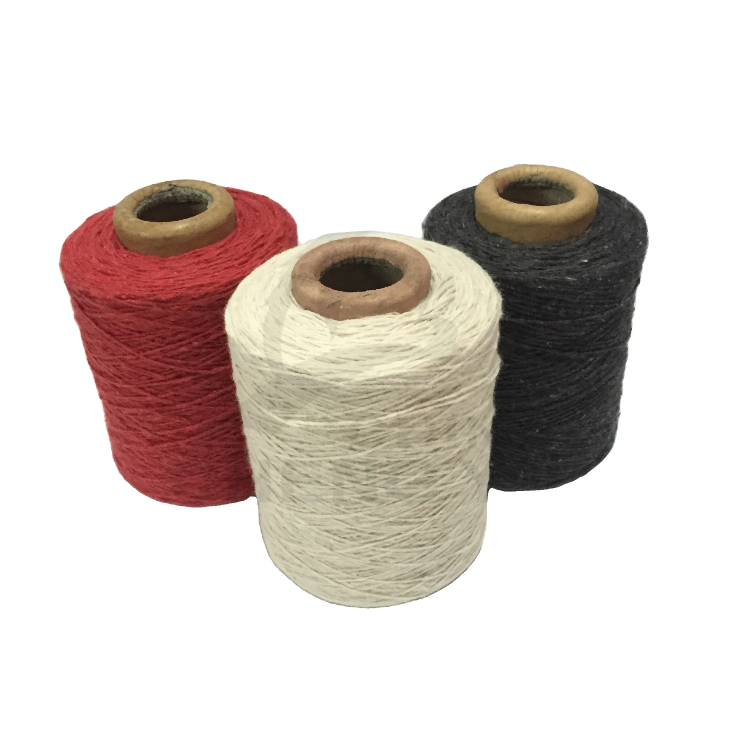 cotton blended polyester recycle blanket production the cheapest stocklot yarn
