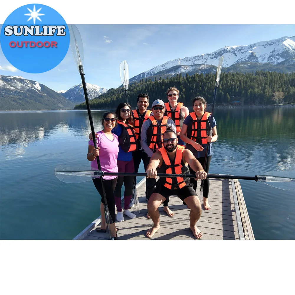 SUNLIFE Lightweight Clear transparent kayak paddle