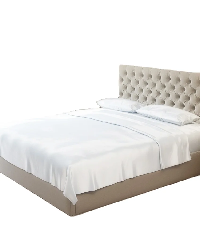 Wholesale Lower MOQ Silk Bedding Set Bedsheets 100% pure silk duvet cover set with hair scruchie for baby skin