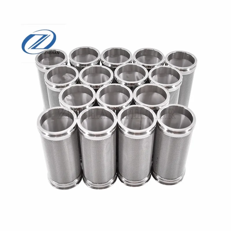 Stainless steel tubular filter, multi-layer woven filter cartridge, shampoo, perfume, essential oil impurity purification