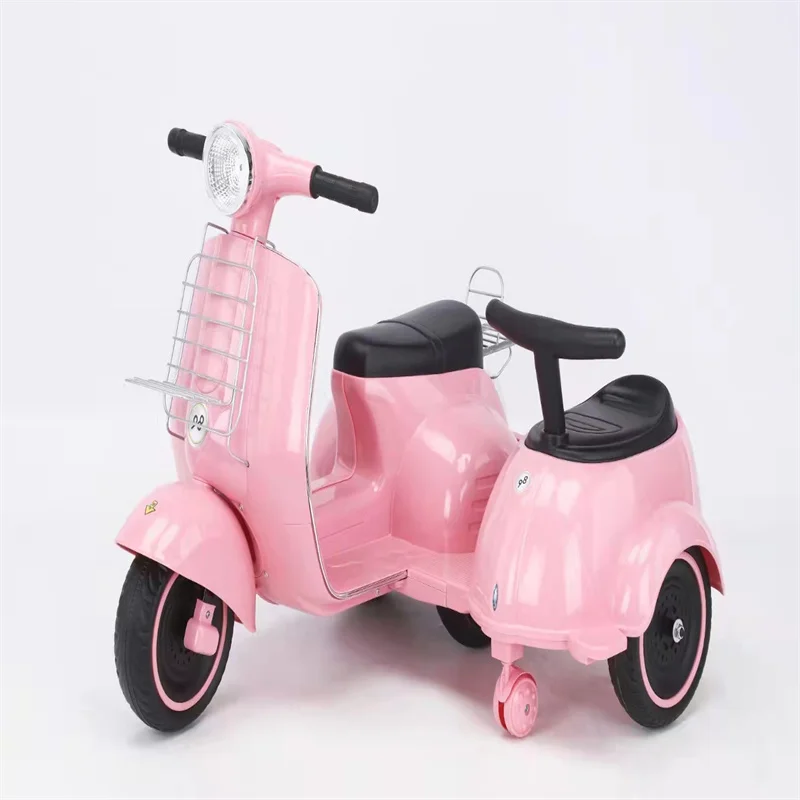 New design  seat removable battery early education kids electric motorcycle four-wheels children electric ride on bikes