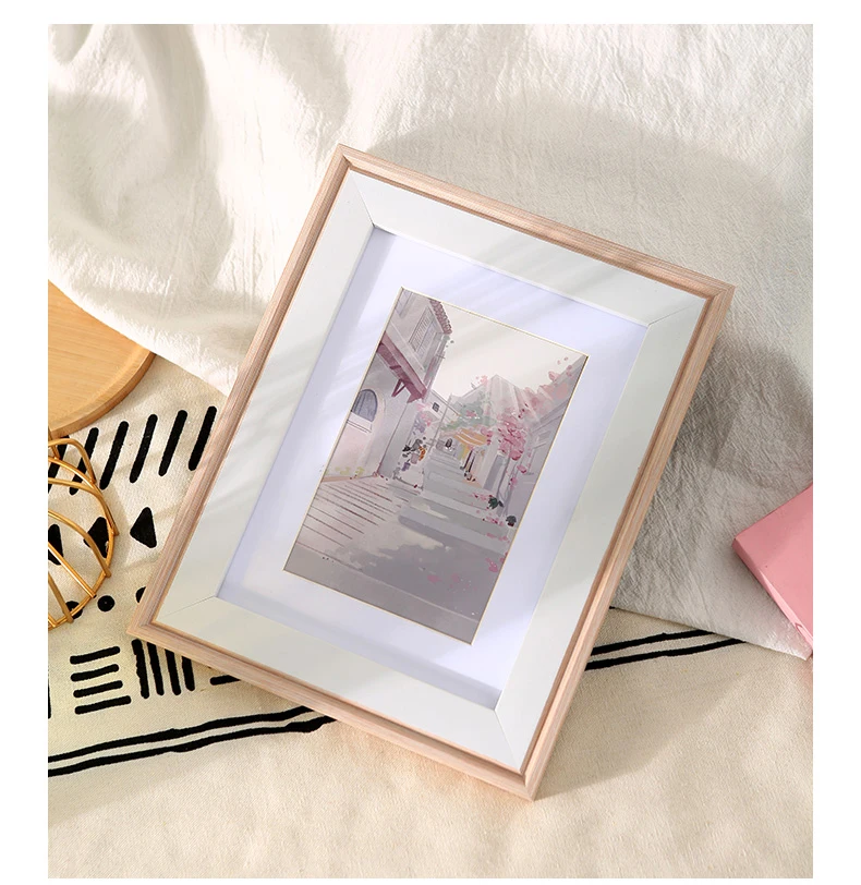 Wholesale Stylish A4 A3 Paper Size Light Plastic Art Picture Photo Frame for home decorate