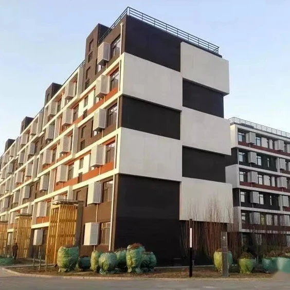 high rise apartment building prefabricated steel frame multi-storey apartment building prefab metal materials apartment building