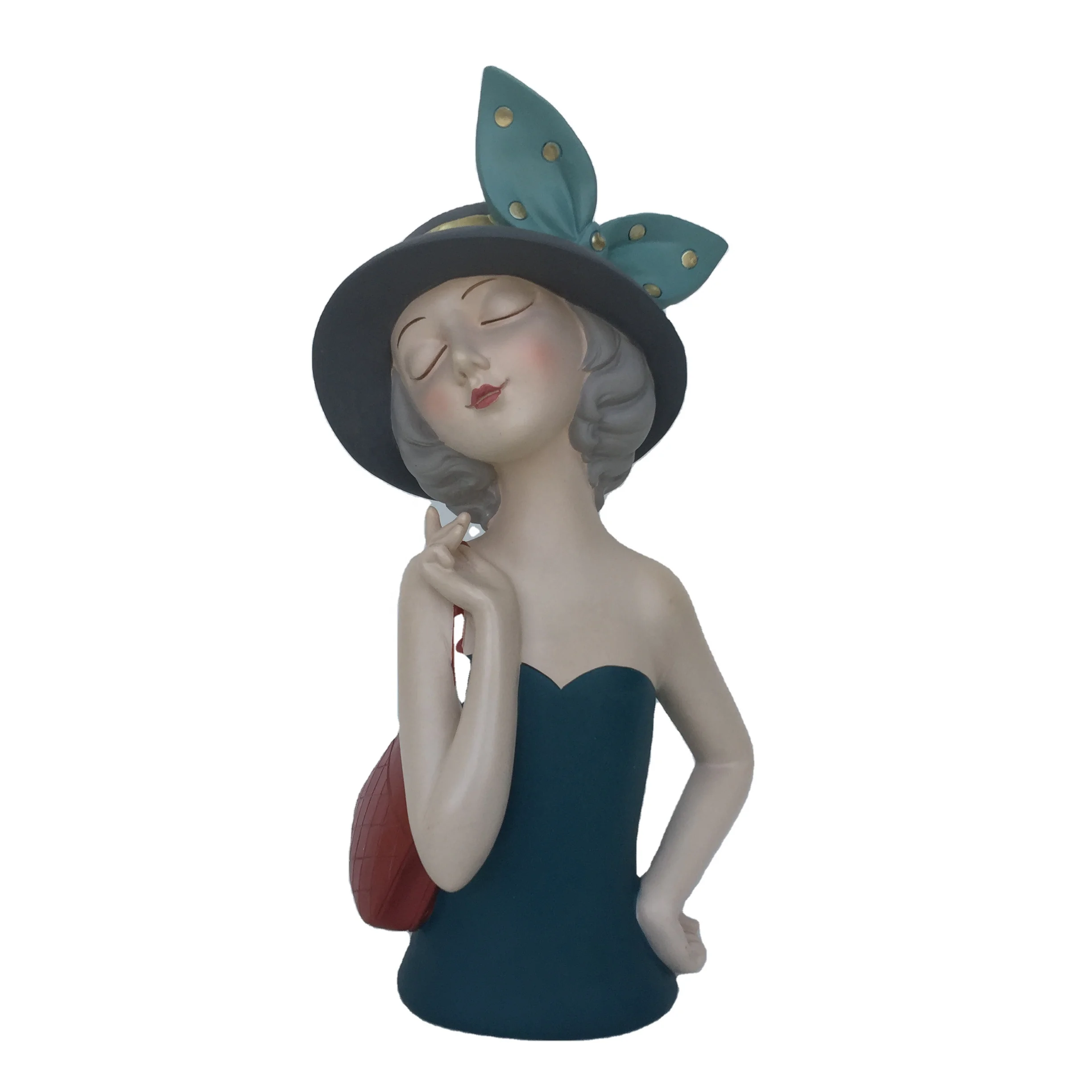 sales hot resin craft mold resin girl statue ornaments crafts Suitable for store home decoration