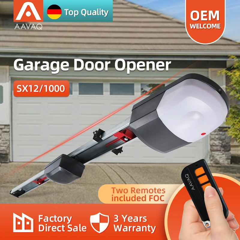 AAVAQ SX12/1000 220V Dropshipping Heavy Duty Wall Mount Sectional  garage door opener Garage Door Opener side mount