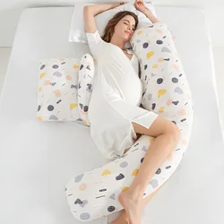 Full Body Pregnancy Pillow U-shaped Maternity Pillow for Pregnant Sleeping with Removable Cotton Cover Nursing Pillow
