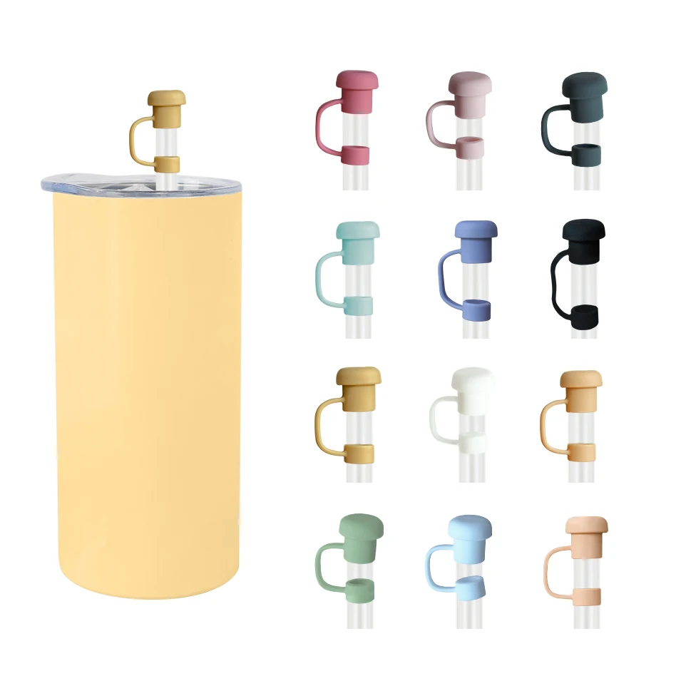 Hot selling Custom Silicone Straw topper For 30 & 40 Oz Cup Tumbler Accessories silicone drinking Straw Tip Cover Cap