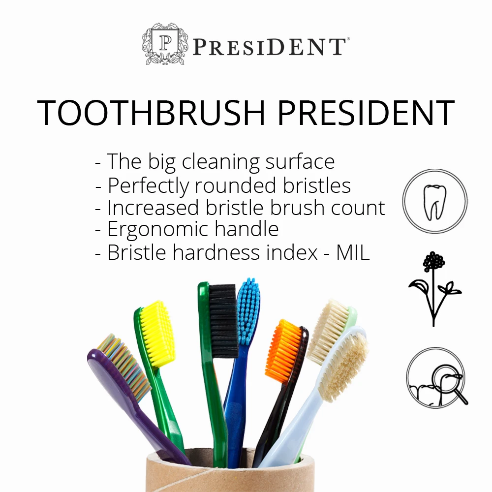 
toothpaste PRESIDENT Sensitive (25 RDA) 75 ml 
