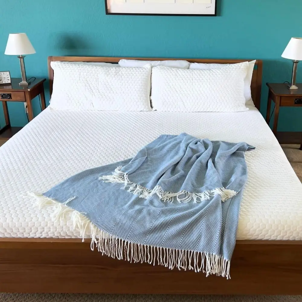 100% Baby Alpaca Wool Lightweight Herringbone Weave Throw Blanket Softer and Warmer than Wool Gentle on Skin Throw Blanket