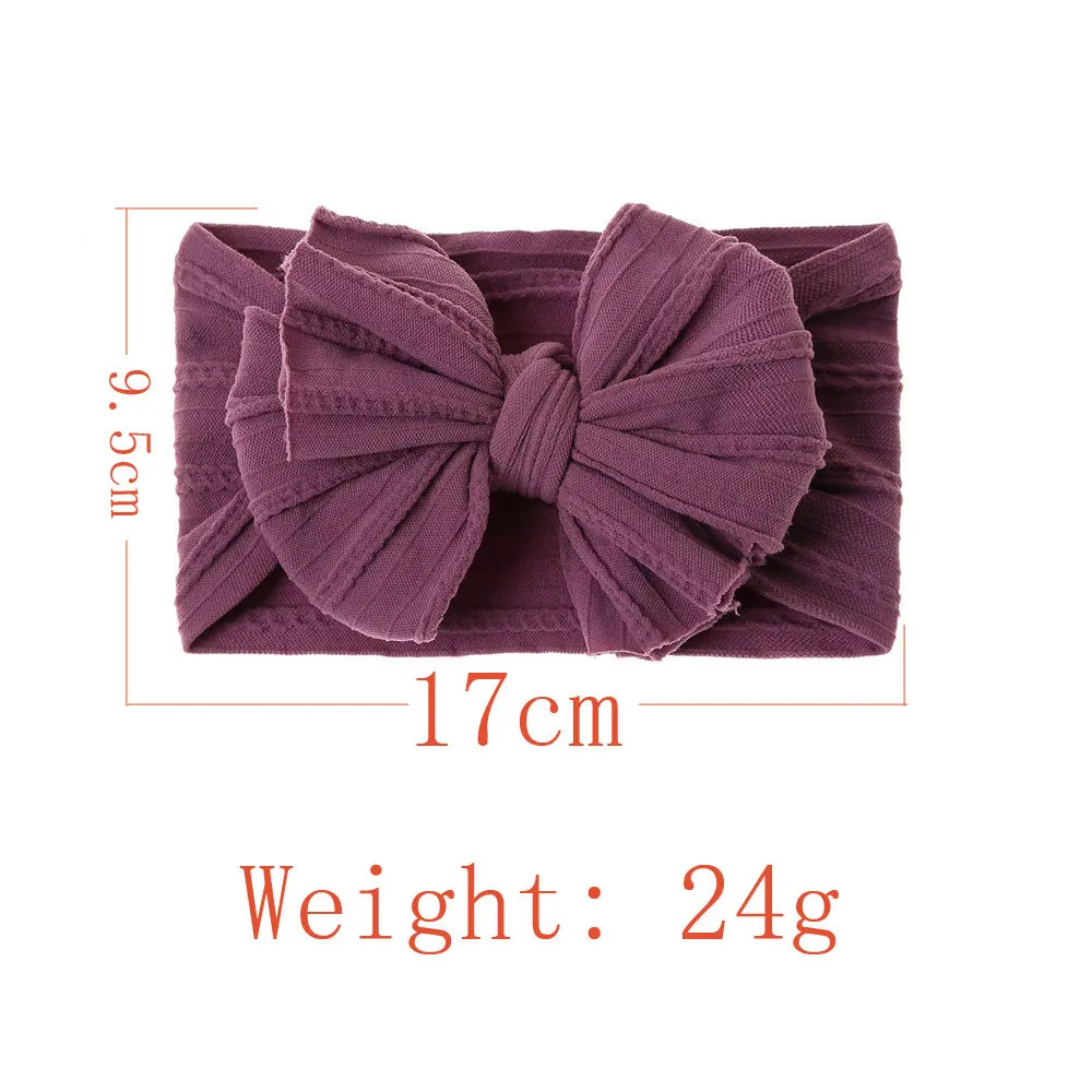 Fashionable Girl Hairband Soft Jacquard Super Stretch Headband Bow With Cartoon Hairband