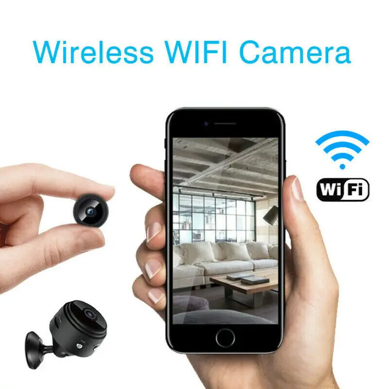 Мини-шпионская камера видеонаблюдения HD 1080 скрытая беспроводная Wi-Fi
