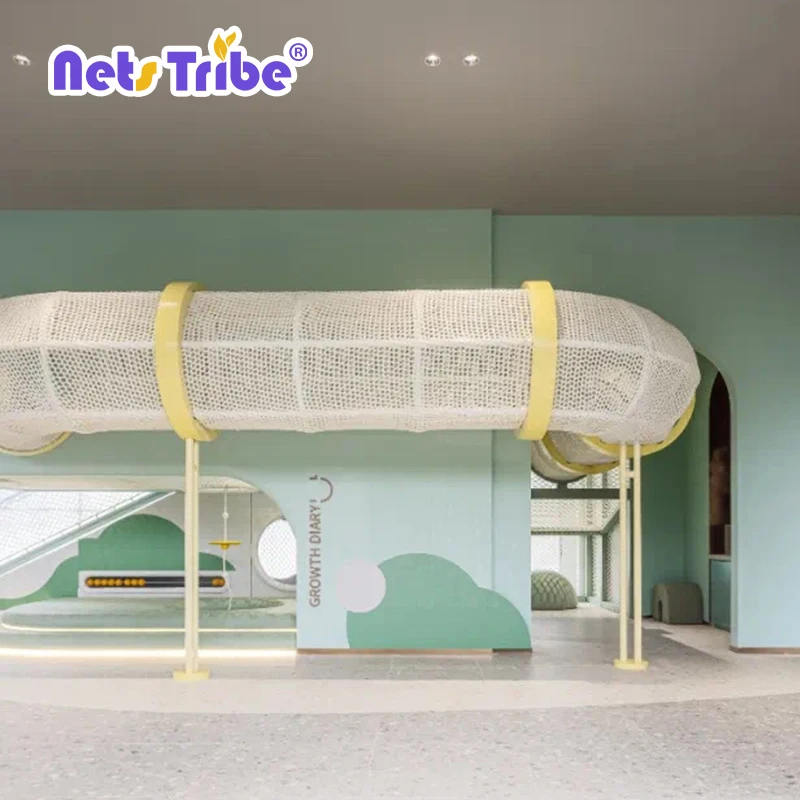 Factory professional sale commercial kids playground equipment with climbing nets and  indoor playground for park