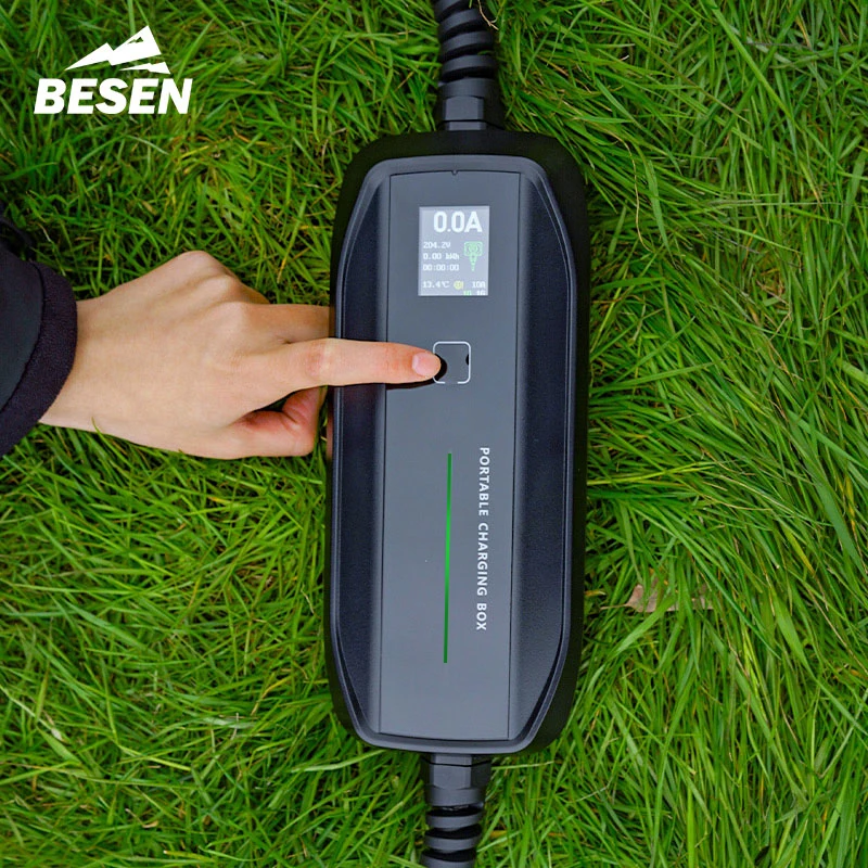 Factory Price 10A 16A Adjustable Portable EV Charger 3.6kW EV Car Charger Type 2 Electric Charging Station