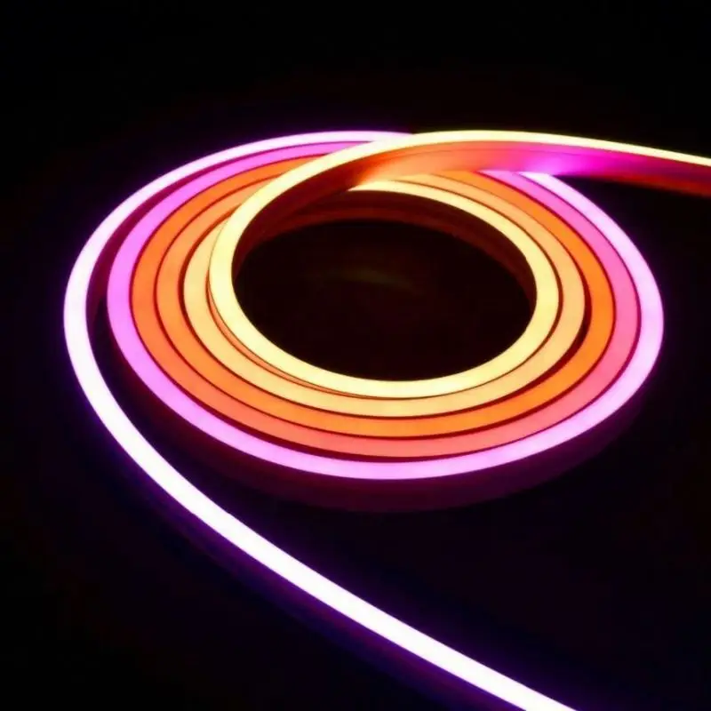 home bar decor dc12v waterproof 16*26mm PVC red blue green white color led flex neon light