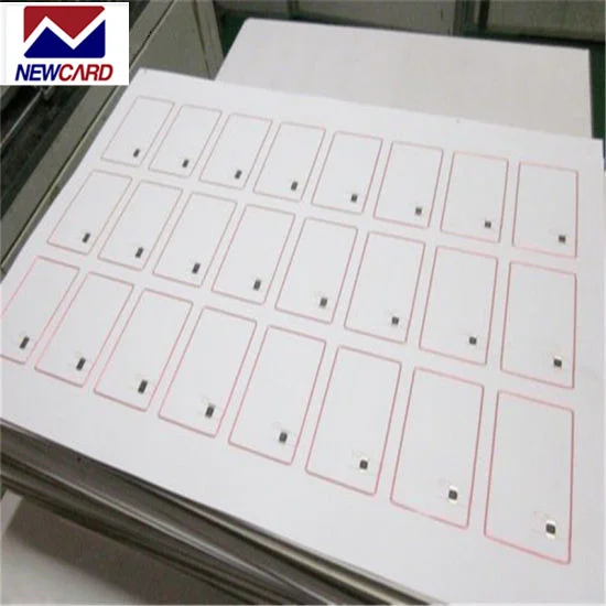 RFID Inlay prelam sheet lamination for IC/ID card PVC white sheet with chip
