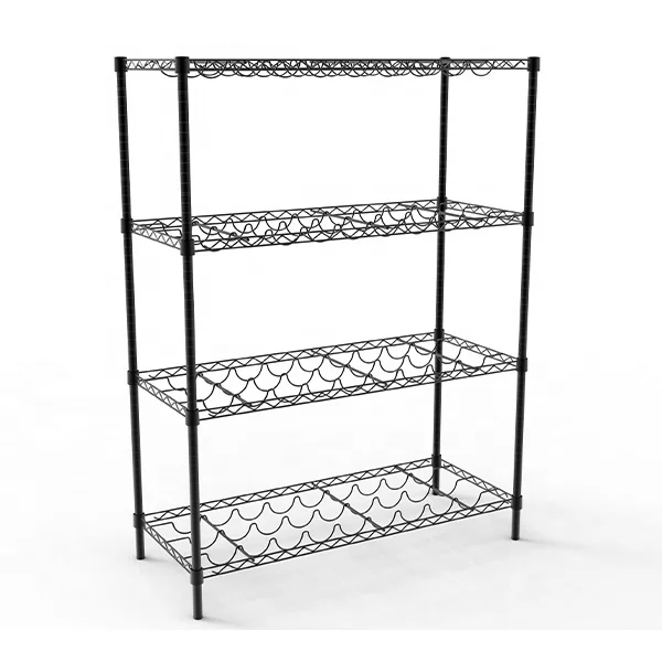 Chrome Wire Shelf for Grocery Store Wire Mesh Supermarket Shelving Wire Rack Display